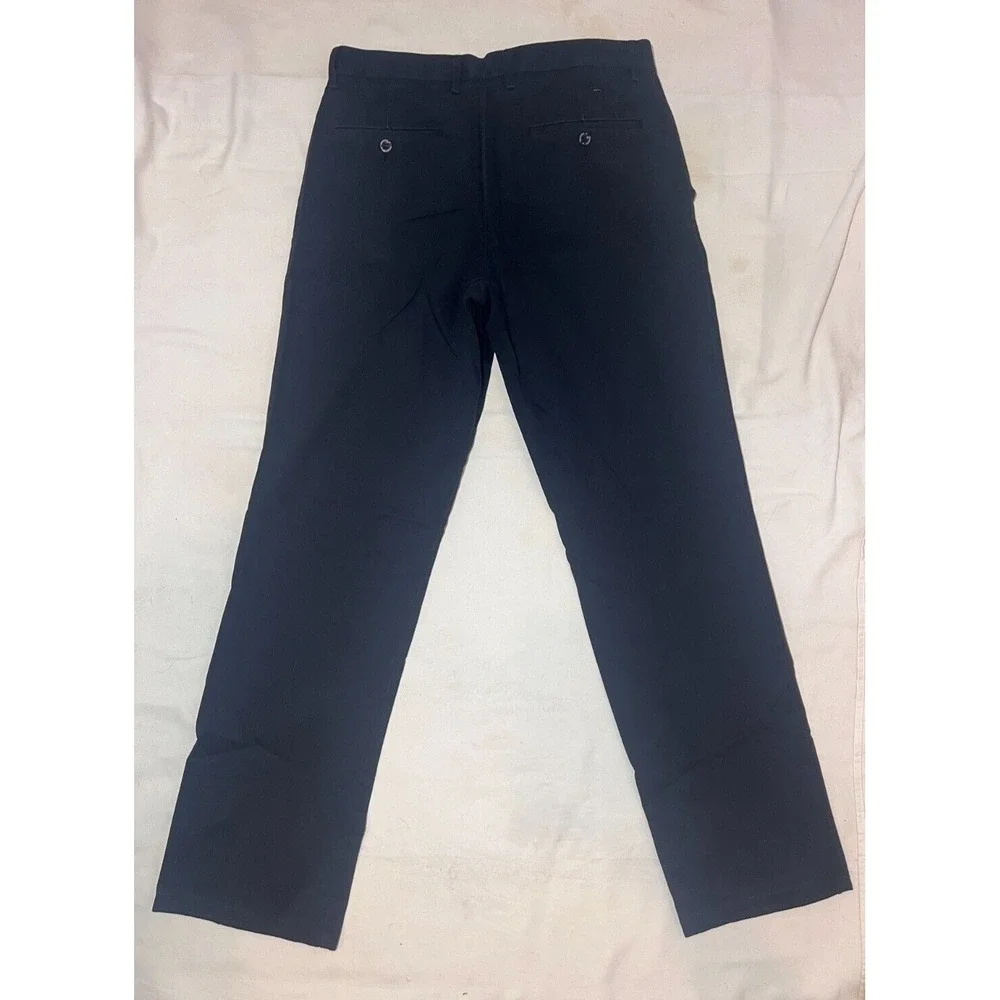 DOCKERS SZ 32 x 32 Black Straight Fit Mens Pants E7